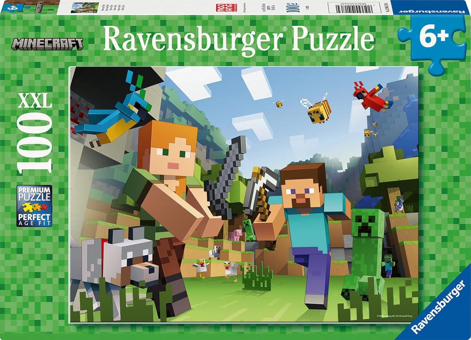 Ravensburger Minecraft Puzzle 100 dílků