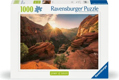 Puzzle Ravensburger 1000 dílků Kaňon Zion, USA