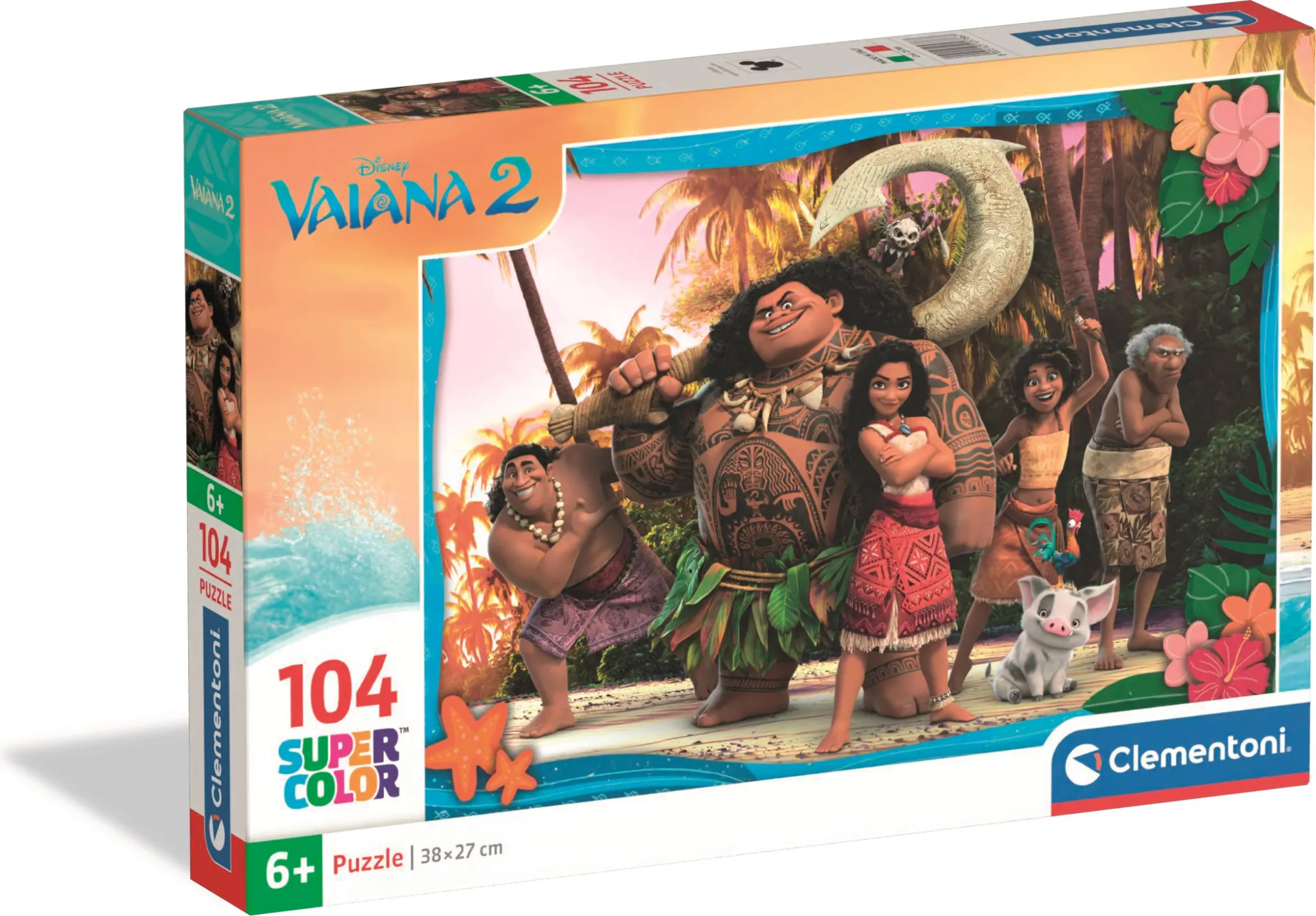 Puzzle pro děti Clementoni 104 dílků Odvážná Vaiana 2: Nové dobrodružství