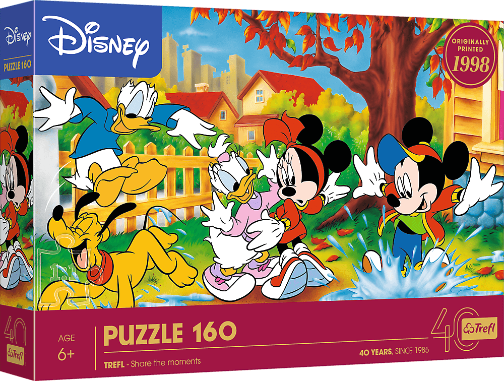 Puzzle Hraní v kalužích 160 dílků