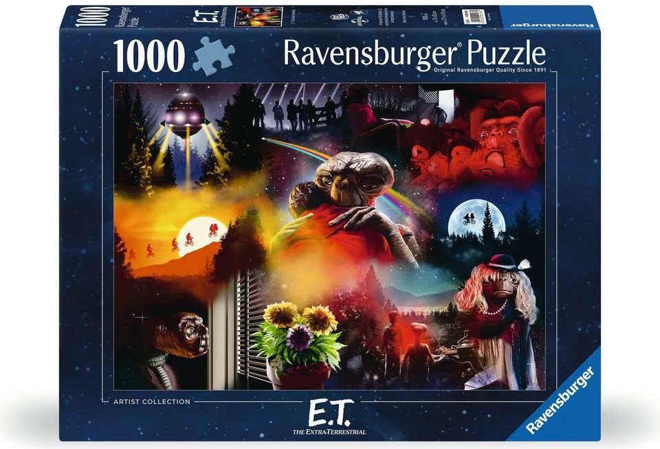 Puzzle Ravensburger 1000 dílků Artist Collection: E. T.