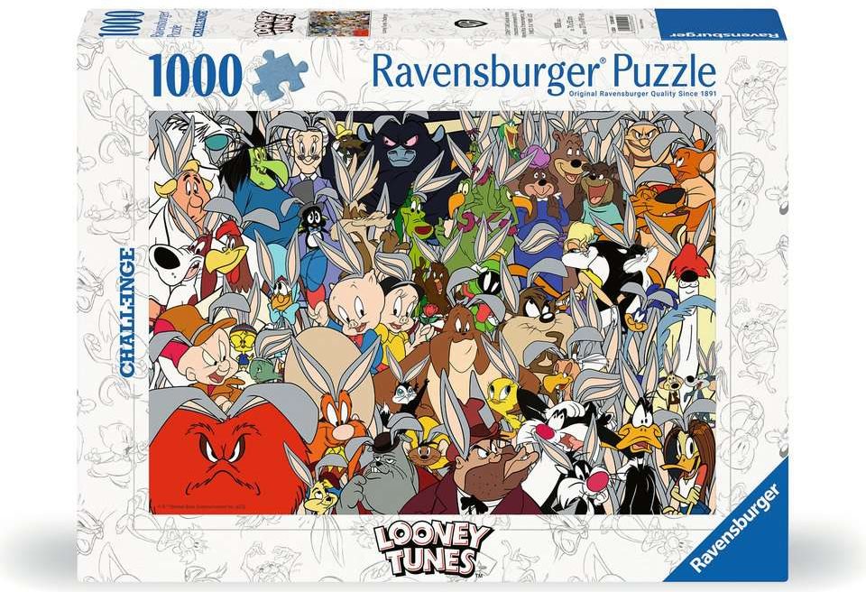 Puzzle Ravensburger 1000 dílků Challenge: Looney Tunes