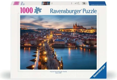 Puzzle Ravensburger 1000 dílků Praha v noci