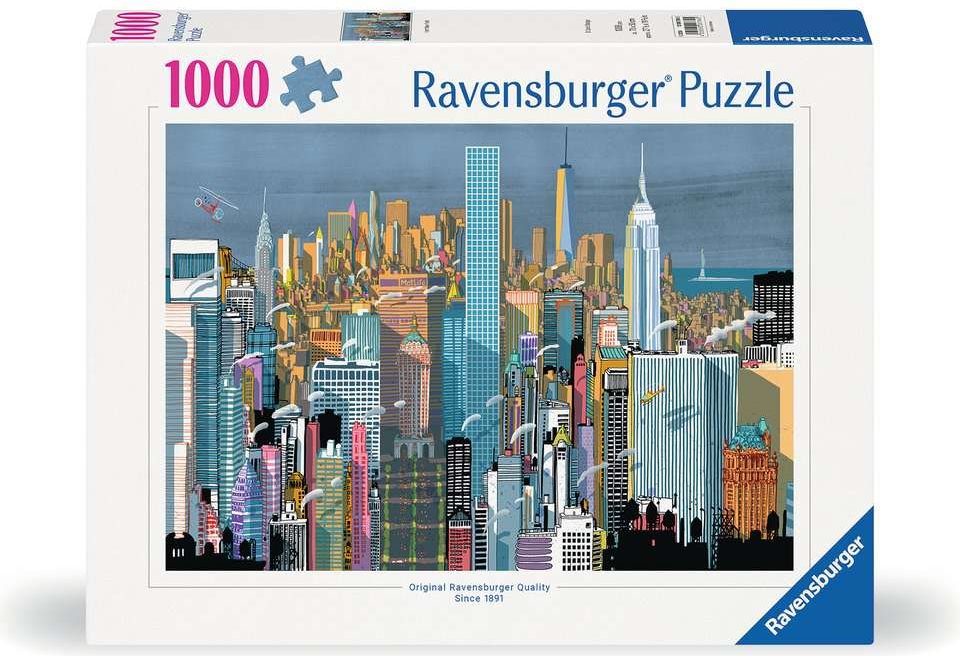 Puzzle Ravensburger 1000 dílků Já jsem New York