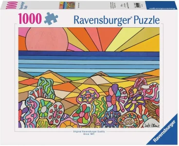 Puzzle Ravensburger 1000 dílků Jack Ottanio: Kamenné květiny na Havaji