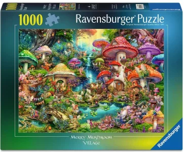 Puzzle Ravensburger 1000 dílků Houbová vesnička