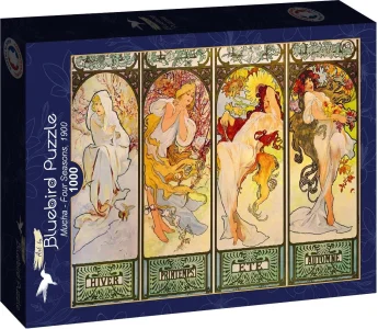 Puzzle BLUEBIRD 1000 dílků Čtyři roční období, 1900
