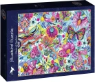 Puzzle BLUEBIRD 1000 dílků Květiny a motýli