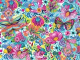 Puzzle BLUEBIRD 1000 dílků Květiny a motýli