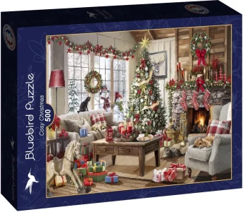 Puzzle BLUEBIRD 500 dílků Útulné Vánoce