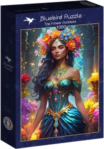 Puzzle BLUEBIRD 1000 dílků Květinová bohyně