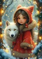 Puzzle pro děti BLUEBIRD 300 dílků Můj kamarád vlk
