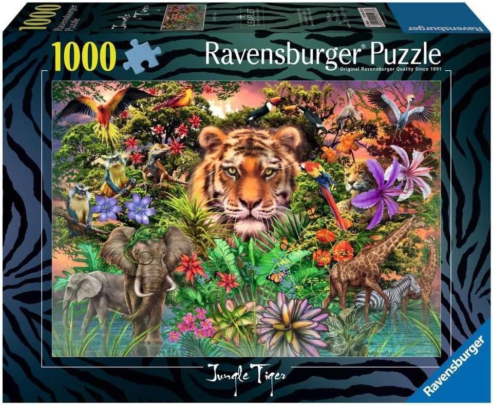 Puzzle exotická zvířata 1000 dílků