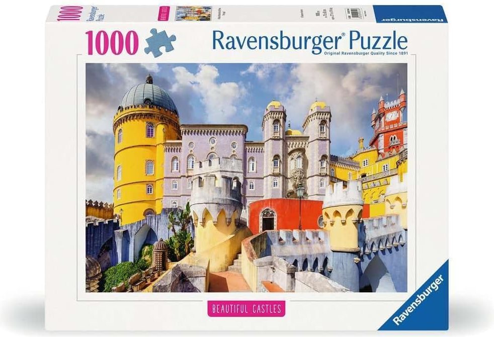 Puzzle Ravensburger 1000 dílků Krásné hrady a zámky: Národní palác Pena
