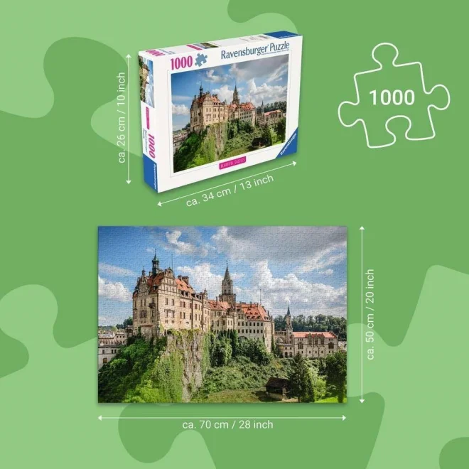 Puzzle Ravensburger 1000 dílků Krásné hrady a zámky: Zámek Sigmaringen