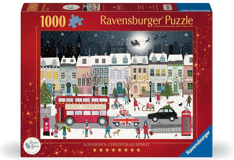 Ravensburger Vánoční duch Londýna Puzzle 1000 dílků