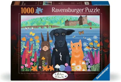 Puzzle Ravensburger 1000 dílků Zábava na hradě Eilean Donan