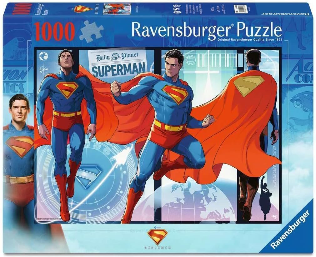 Puzzle Ravensburger 1000 dílků Superman: Poslední syn Kryptonu