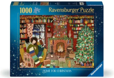 Puzzle Ravensburger 1000 dílků Doma o Vánocích