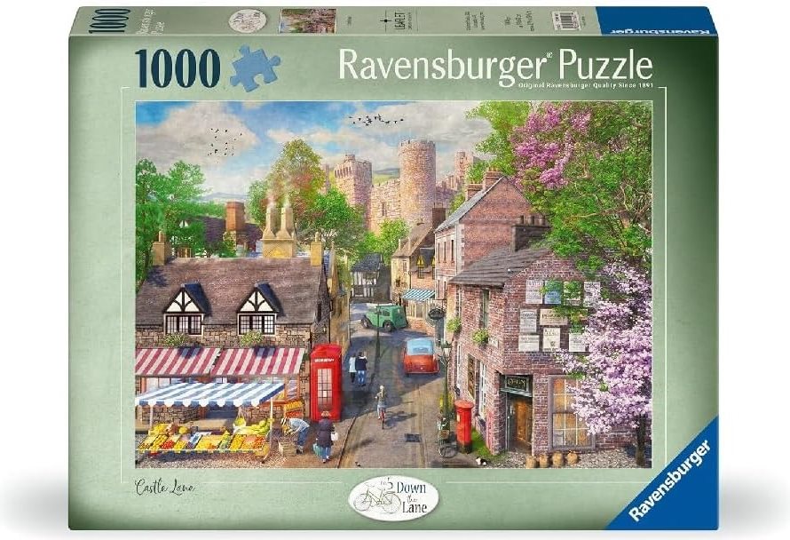 Puzzle Ravensburger 1000 dílků Down the Lane č. 5 - Hradní ulička