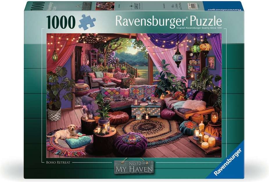 RAVENSBURGER Útočiště: Zahradní kuchyně 1000 dílků