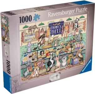 Puzzle Ravensburger 1000 dílků Dapper Dogs č. 1 - Digbyho lahůdky