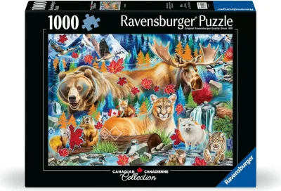 Puzzle Ravensburger 1000 dílků Divoká Kanada