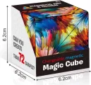 Magnetická kostka Magic Cube  Barevná exploze