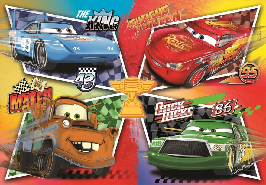 Puzzle pro děti Clementoni 60 dílků MAXI Auta (Cars)