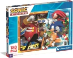 Puzzle pro děti Clementoni 180 dílků SUPER Ježek Sonic: Souboj s Dr. Eggmanem