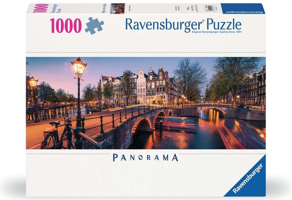 Puzzle Ravensburger 1000 dílků Amsterdam