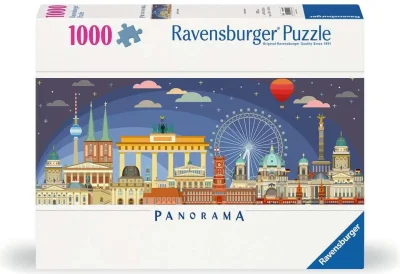 Puzzle Ravensburger 1000 dílků Berlín v noci