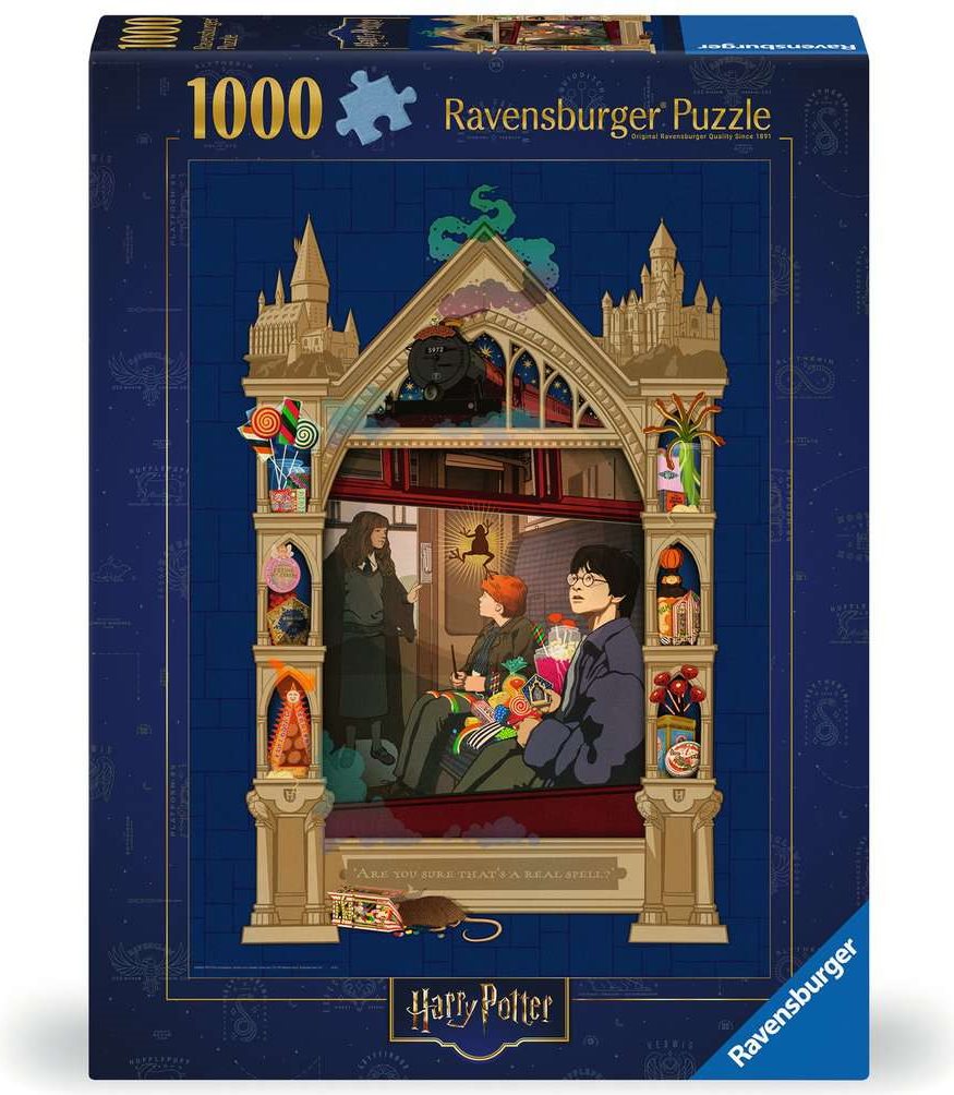 Puzzle Ravensburger 1000 dílků Harry Potter: Cesta do Bradavic