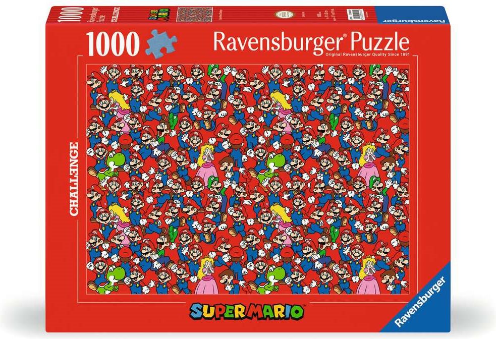 Puzzle Ravensburger 1000 dílků Challenge: Super Mario