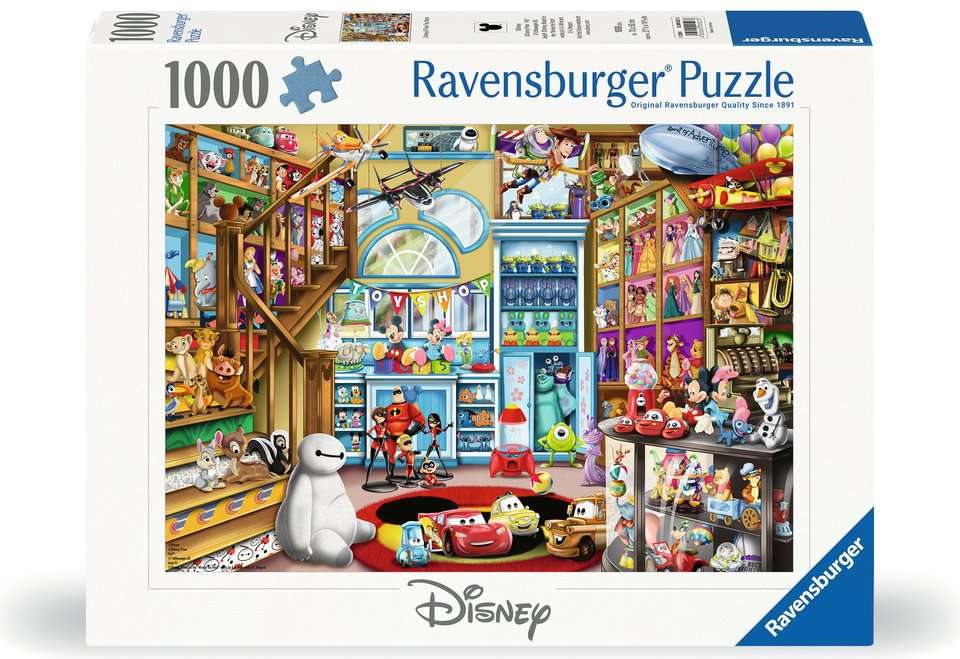 Puzzle Ravensburger 1000 dílků Obchod s hračkami Disney & Pixar