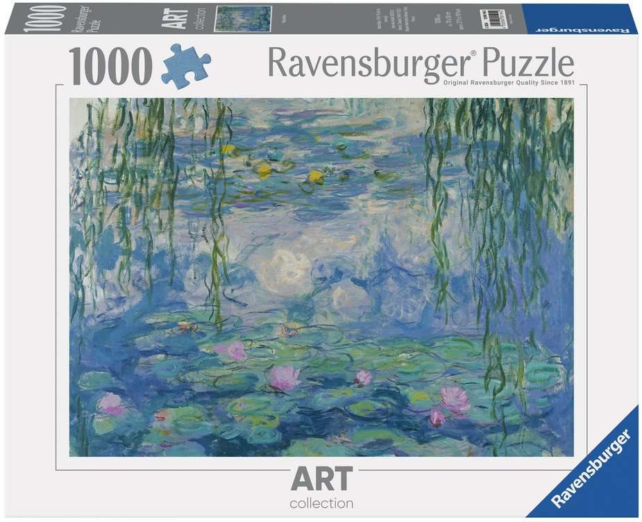 Puzzle Ravensburger 1000 dílků Art Collection: C.Monet - Lekníny