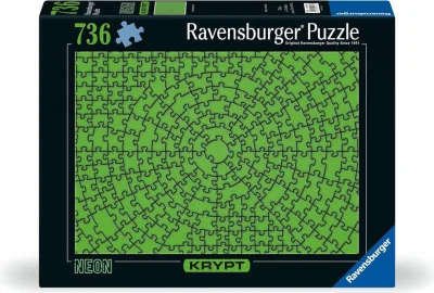 Puzzle Ravensburger 736 dílků Krypt: Neonová zelená