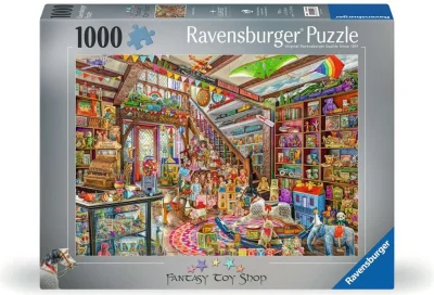 Puzzle Ravensburger 1000 dílků Fantasy obchod s hračkami
