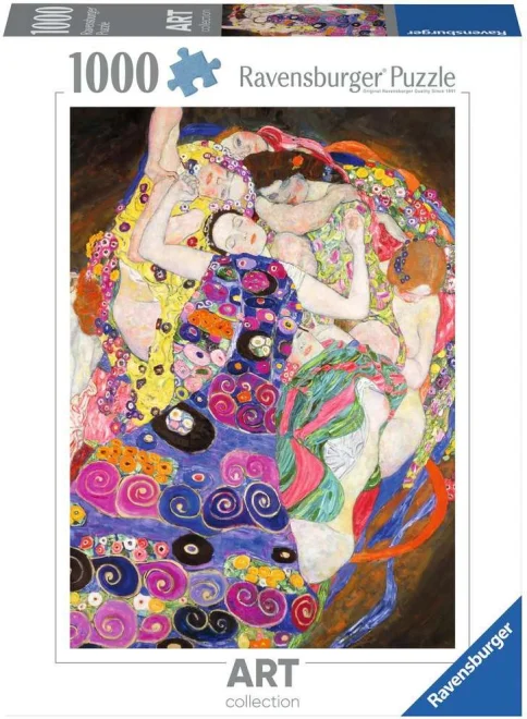 Puzzle Ravensburger 1000 dílků Art Collection: G.Klimt - Panna