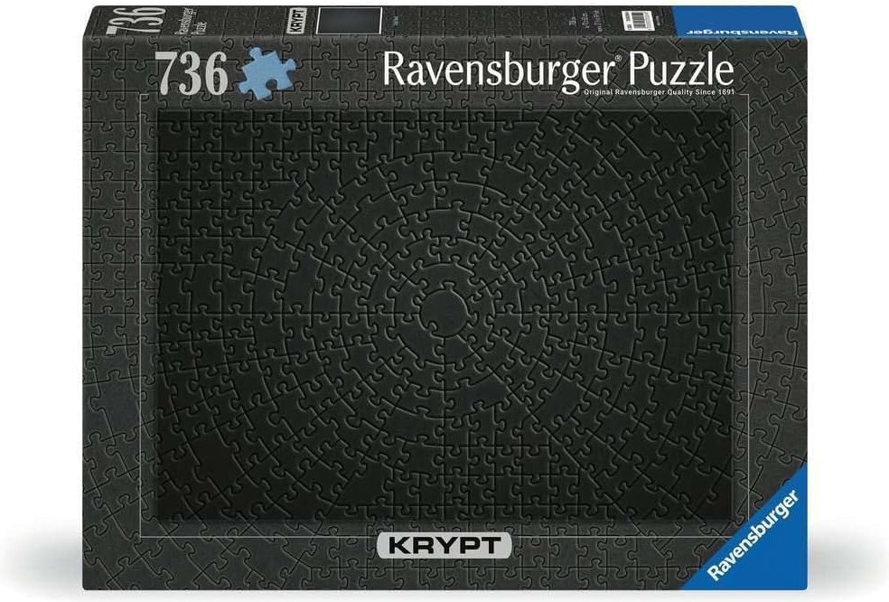 Ravensburger KRYPT barva černá 736 dílků