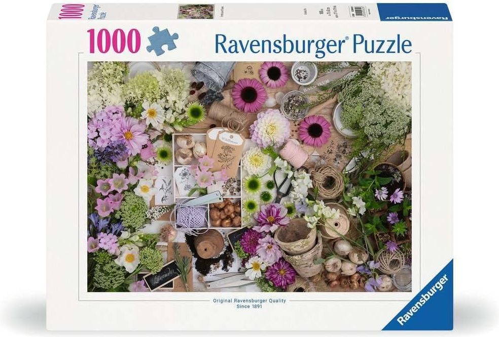 Puzzle Ravensburger 1000 dílků Z lásky ke květinám