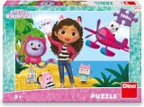 Puzzle pro děti Dino 100 XL dílků Gábinin kouzelný domek: Gábi cestovatelka