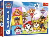 Puzzle pro děti Trefl 100 dílků Tlapková patrola: Odvážní hrdinové