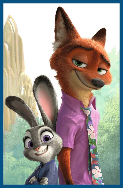 Puzzle pro děti Trefl 3x80 dílků Zootropolis 2: Zvířecí vyšetřování 3v1