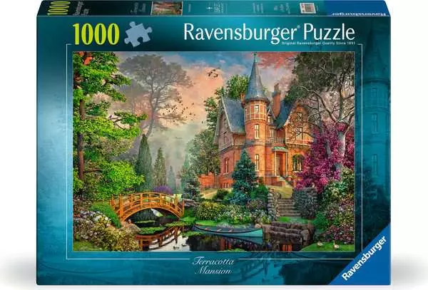 Puzzle Ravensburger 1000 dílků Terakotové sídlo