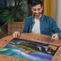 Puzzle Ravensburger 1000 dílků Síla přírody: Kouzelná noc na Islandu