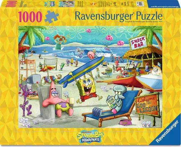 Puzzle RAVENSBURGER Spongebob 1000 dílků
