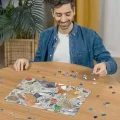Puzzle Ravensburger 500 dílků Zahradní návštěvníci
