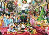 Puzzle Ravensburger 1000 dílků Disney: Všichni na palubě na Vánoce