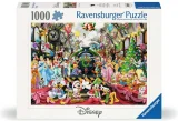 Puzzle Ravensburger 1000 dílků Disney: Všichni na palubě na Vánoce
